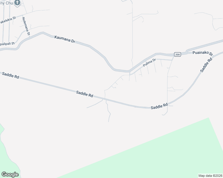 map of restaurants, bars, coffee shops, grocery stores, and more near 2919 Pulima Drive in Hilo