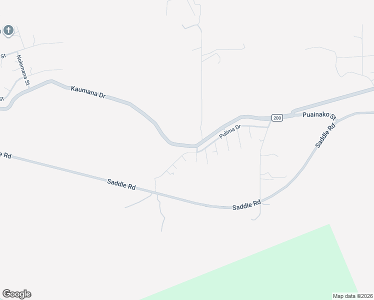 map of restaurants, bars, coffee shops, grocery stores, and more near 2820 Pulima Drive in Hilo