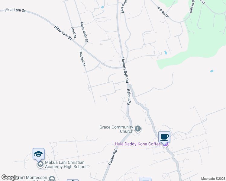 map of restaurants, bars, coffee shops, grocery stores, and more near 74-4719 Waiha Loop in Kailua-Kona