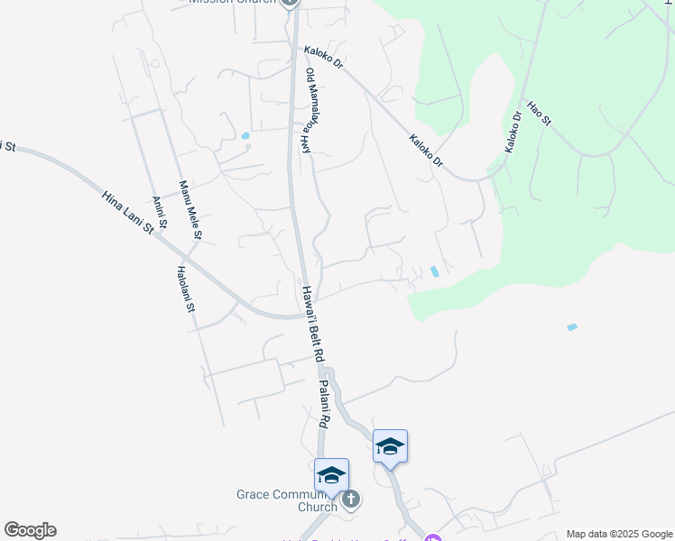 map of restaurants, bars, coffee shops, grocery stores, and more near 73-1275 Onaona Drive in Kailua-Kona