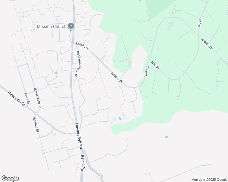 map of restaurants, bars, coffee shops, grocery stores, and more near 73-4664 Kahualani Road in Kailua-Kona