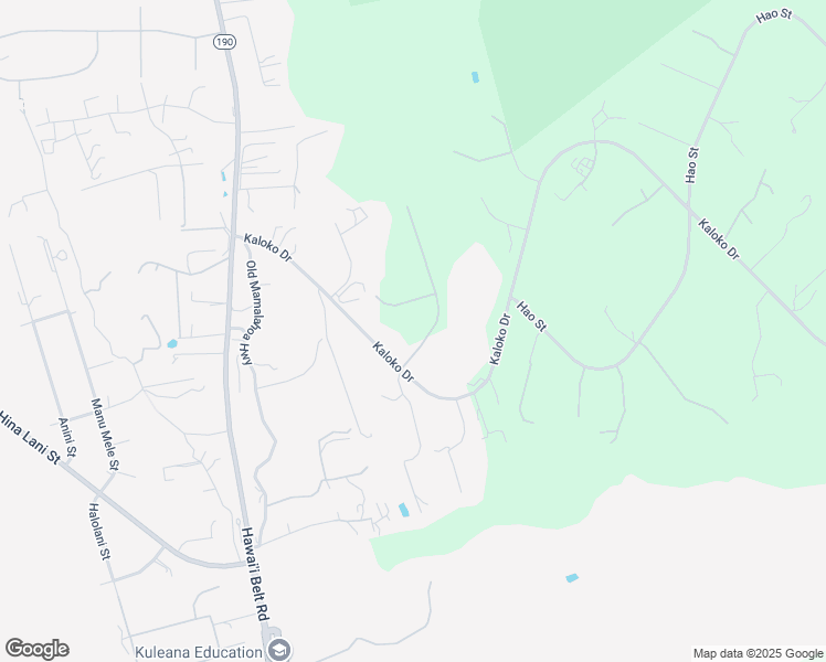 map of restaurants, bars, coffee shops, grocery stores, and more near 73-4620 Kukuki Street in Kailua-Kona