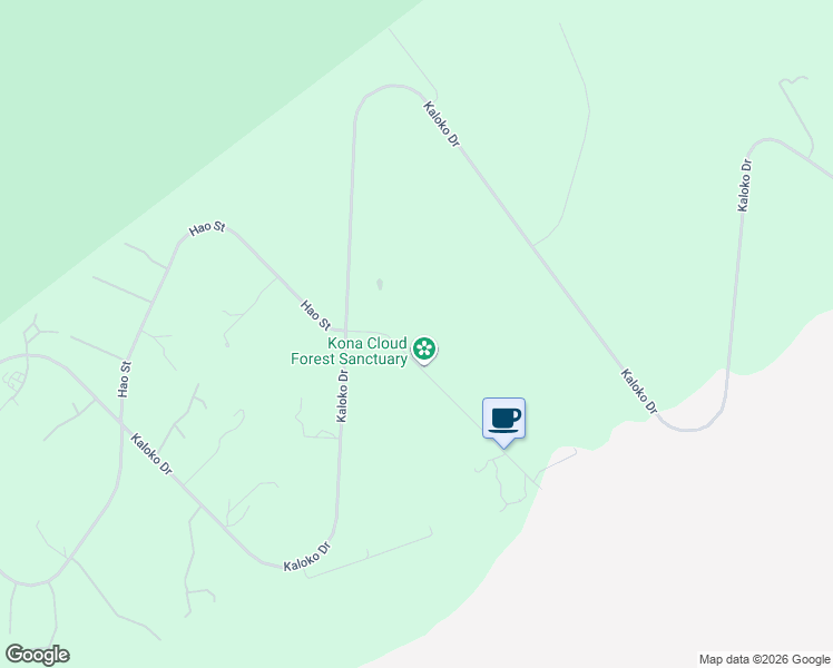 map of restaurants, bars, coffee shops, grocery stores, and more near 73-1865 Hao Street in Kailua-Kona