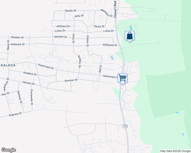 map of restaurants, bars, coffee shops, grocery stores, and more near 73-1380 Kaiminani Drive in Kailua-Kona