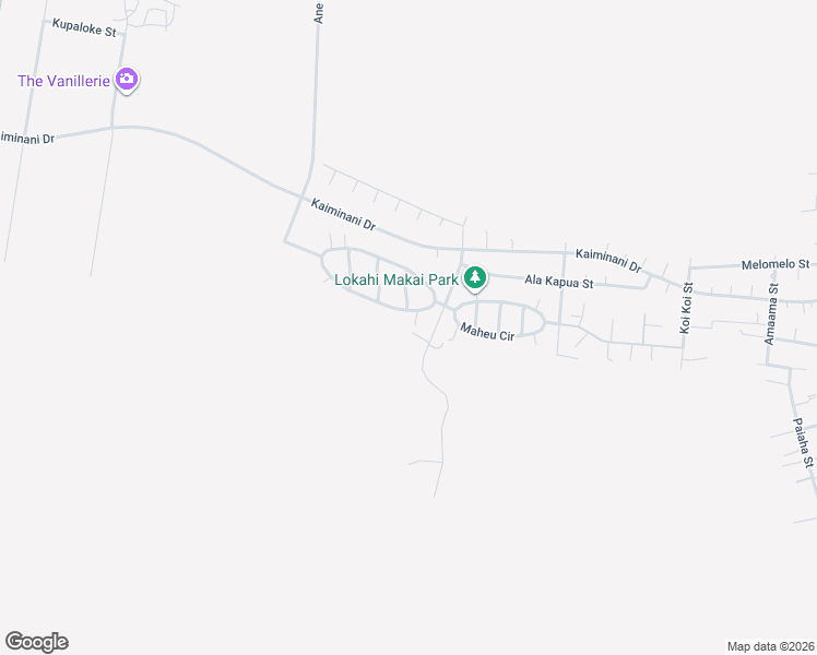 map of restaurants, bars, coffee shops, grocery stores, and more near 73-4370 Moana Hema Place in Kailua-Kona