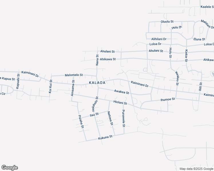 map of restaurants, bars, coffee shops, grocery stores, and more near 73-4348 Malie Place in Kailua-Kona
