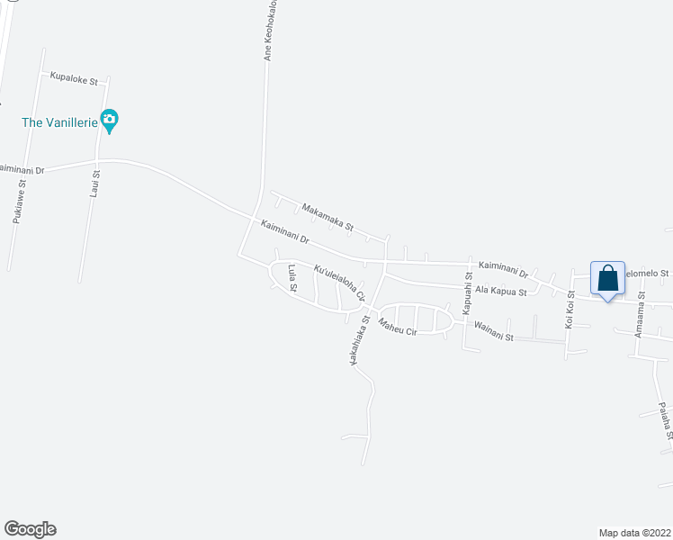 map of restaurants, bars, coffee shops, grocery stores, and more near 73-1113 Ku'uleialoha Circle in Kailua-Kona