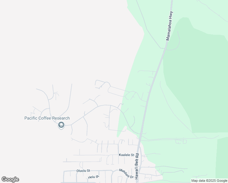 map of restaurants, bars, coffee shops, grocery stores, and more near 72-1014 Pu'ukala Road in Kailua-Kona