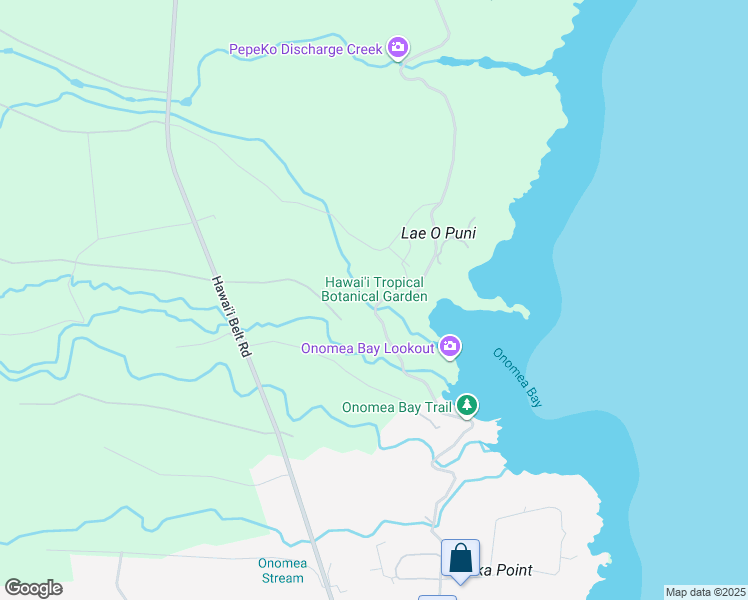 map of restaurants, bars, coffee shops, grocery stores, and more near 27-717 Old Mamalahoa Highway in Papaikou