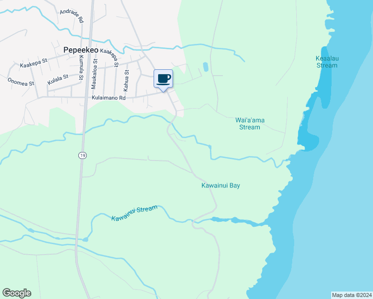 map of restaurants, bars, coffee shops, grocery stores, and more near 27-1024 Old Mamalahoa Highway in Papaikou