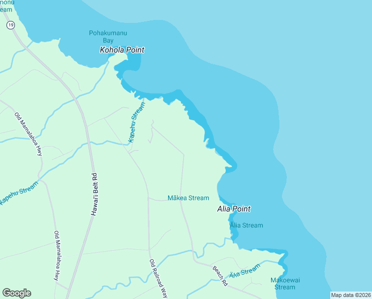 map of restaurants, bars, coffee shops, grocery stores, and more near 28-3286 Beach in Pepeekeo