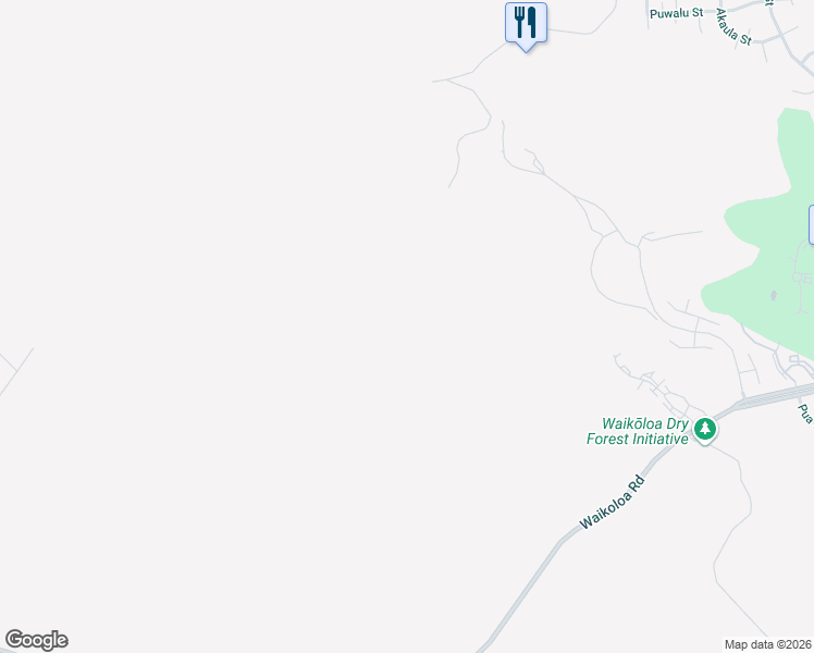 map of restaurants, bars, coffee shops, grocery stores, and more near Waikoloa Road in Waimea
