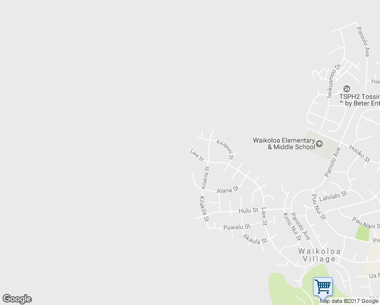 map of restaurants, bars, coffee shops, grocery stores, and more near 68-1600 Laie Street in Waikoloa Village