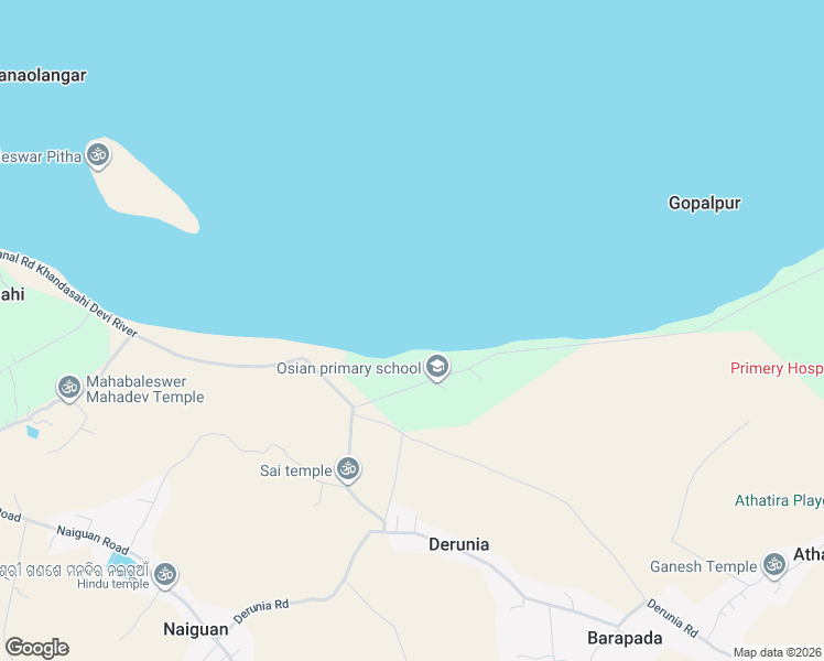 map of restaurants, bars, coffee shops, grocery stores, and more near in Khandasahi