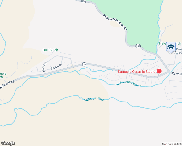 map of restaurants, bars, coffee shops, grocery stores, and more near 66-1843 Alaneo Street in Waimea