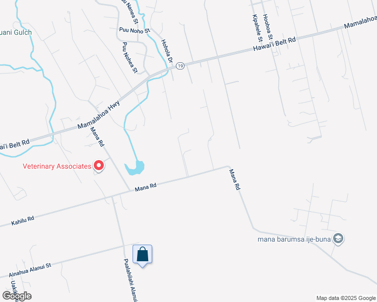 map of restaurants, bars, coffee shops, grocery stores, and more near 64-634 Mana Road in Waimea