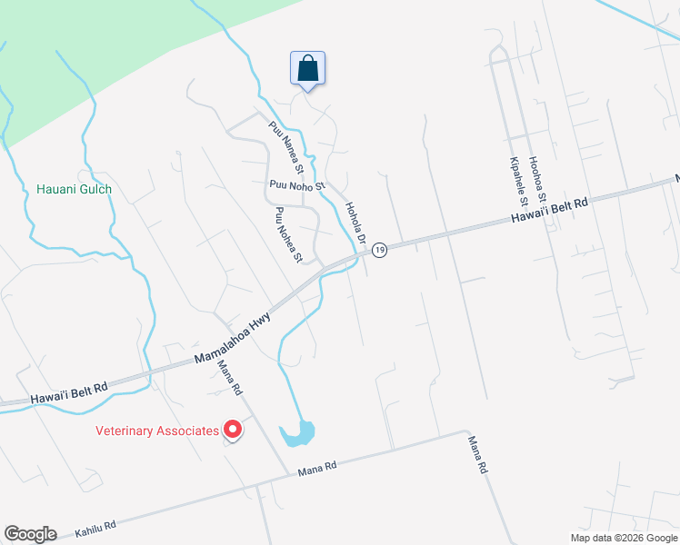 map of restaurants, bars, coffee shops, grocery stores, and more near 64-645 Mamalahoa Highway in Waimea