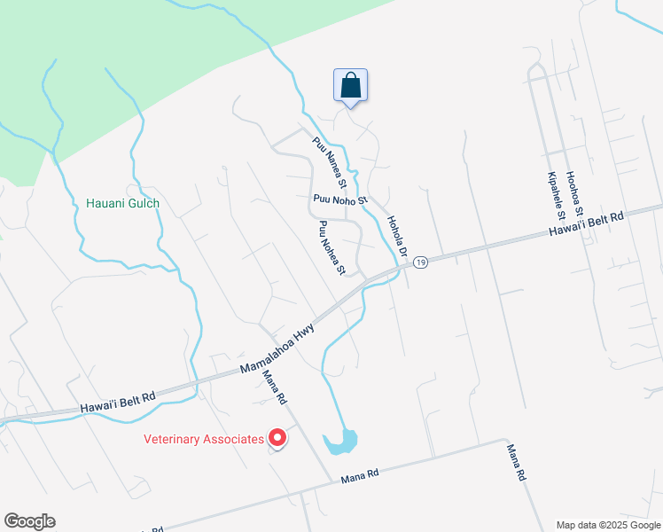 map of restaurants, bars, coffee shops, grocery stores, and more near 64-5234 Puu Nohea Street in Waimea
