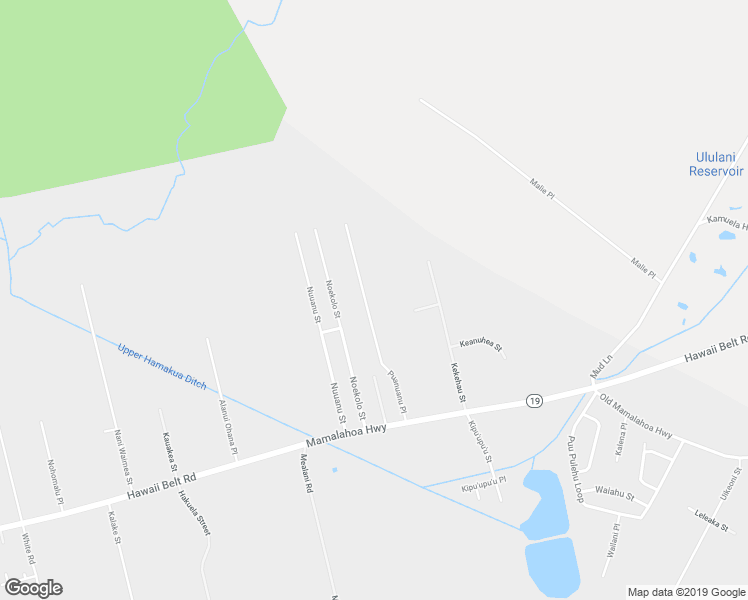 map of restaurants, bars, coffee shops, grocery stores, and more near 64-5278 Puanuanu Place in Waimea