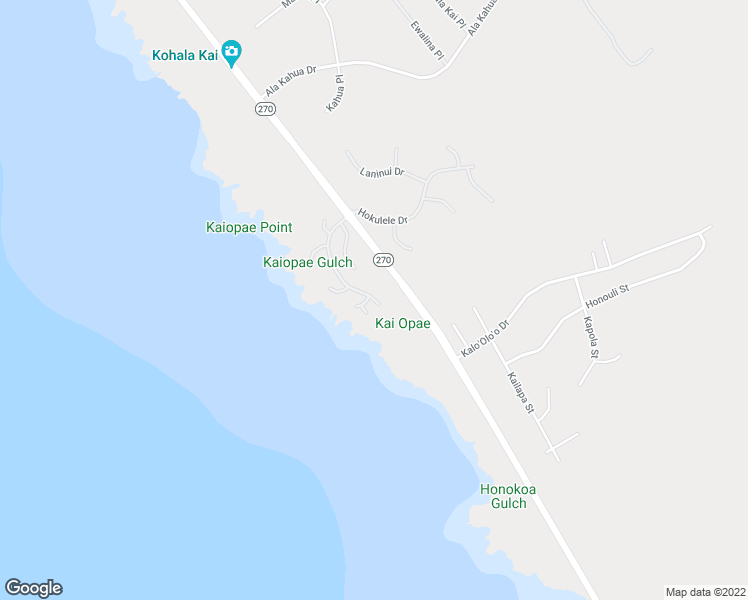 map of restaurants, bars, coffee shops, grocery stores, and more near 59-209 Lele Nai'a Drive in Waimea