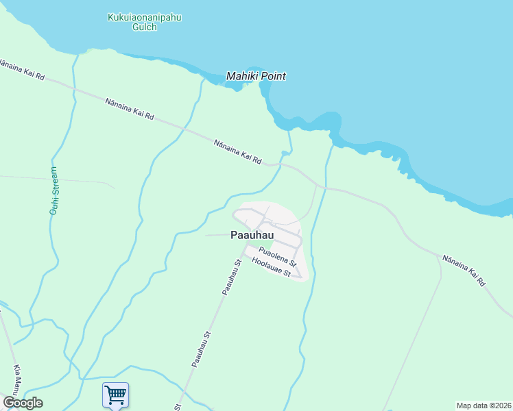 map of restaurants, bars, coffee shops, grocery stores, and more near 44-711 Hoolapa Lane in Honokaa
