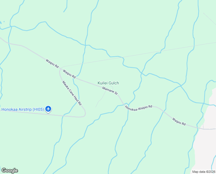 map of restaurants, bars, coffee shops, grocery stores, and more near 46-4154 Honokaa-Waipio Road in Honokaa