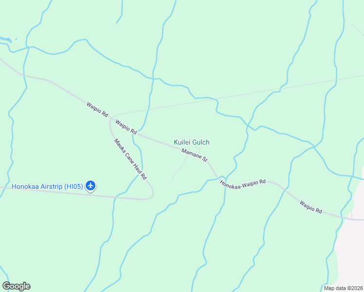 map of restaurants, bars, coffee shops, grocery stores, and more near 46-4176 Honokaa-Waipio Road in Honokaa