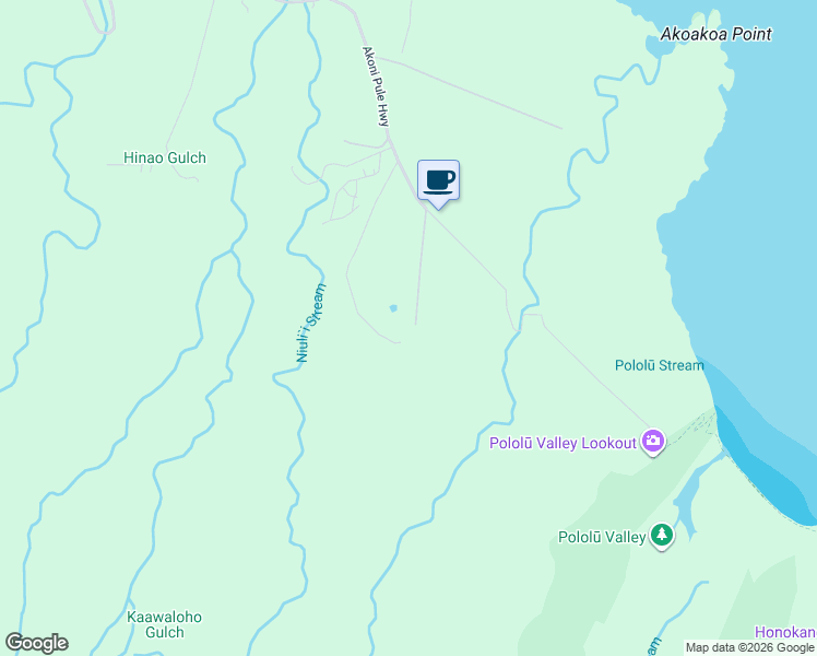 map of restaurants, bars, coffee shops, grocery stores, and more near 52-4924 Akoni Pule Highway in Waimea