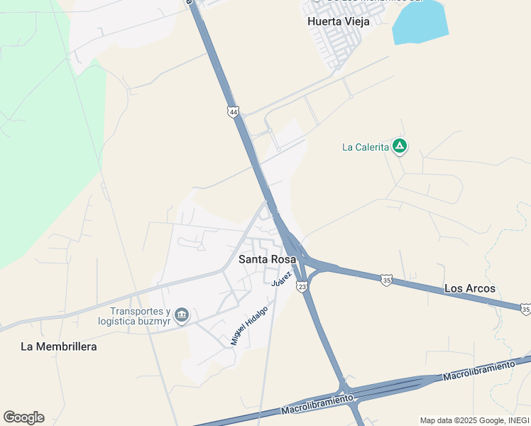 map of restaurants, bars, coffee shops, grocery stores, and more near km 25 Carretera Guadalajara - Chapala in Santa Rosa