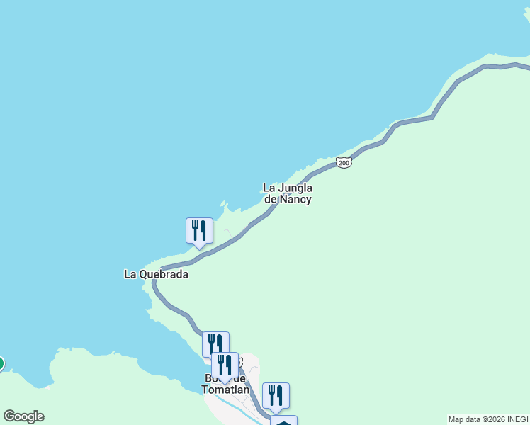 map of restaurants, bars, coffee shops, grocery stores, and more near 5604 Manzanillo - Puerto Vallarta in Aguacate