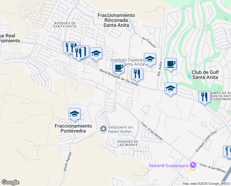 map of restaurants, bars, coffee shops, grocery stores, and more near in 