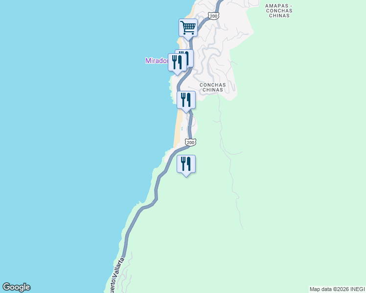 1260A Carretera Costera a Barra de Navidad, Puerto Vallarta Jal. Walk Score