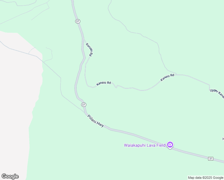 map of restaurants, bars, coffee shops, grocery stores, and more near Upper Kanaio Road in Maui County