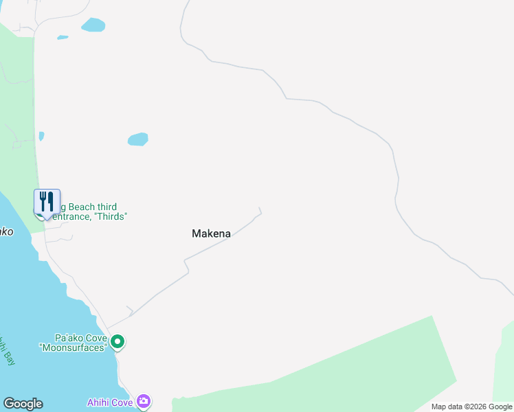 map of restaurants, bars, coffee shops, grocery stores, and more near 7191 Makena Road in Kihei