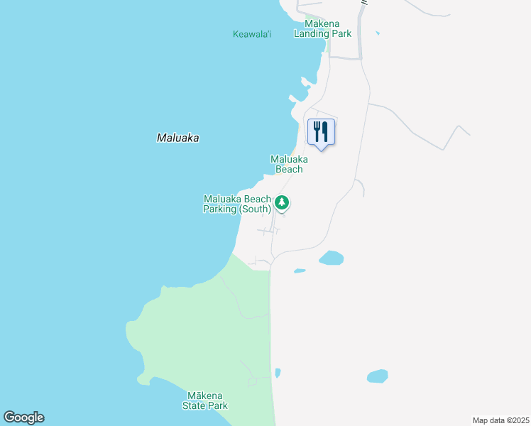 map of restaurants, bars, coffee shops, grocery stores, and more near 23 Maluaka Place in Kihei