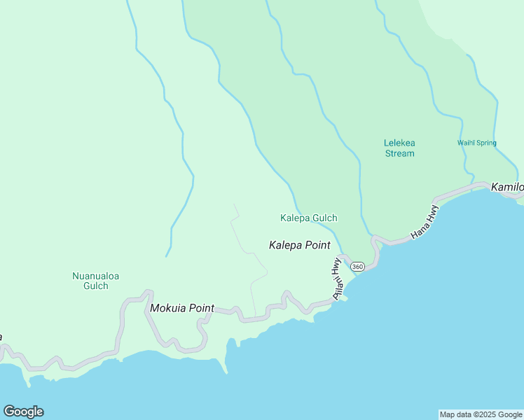 map of restaurants, bars, coffee shops, grocery stores, and more near 37967 Piilani Highway in Hana