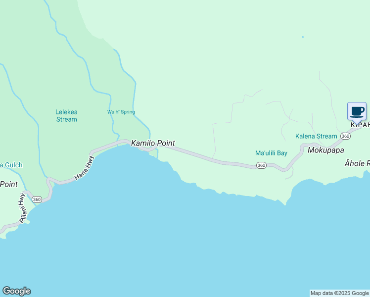 map of restaurants, bars, coffee shops, grocery stores, and more near 0 Hana Highway in Paia