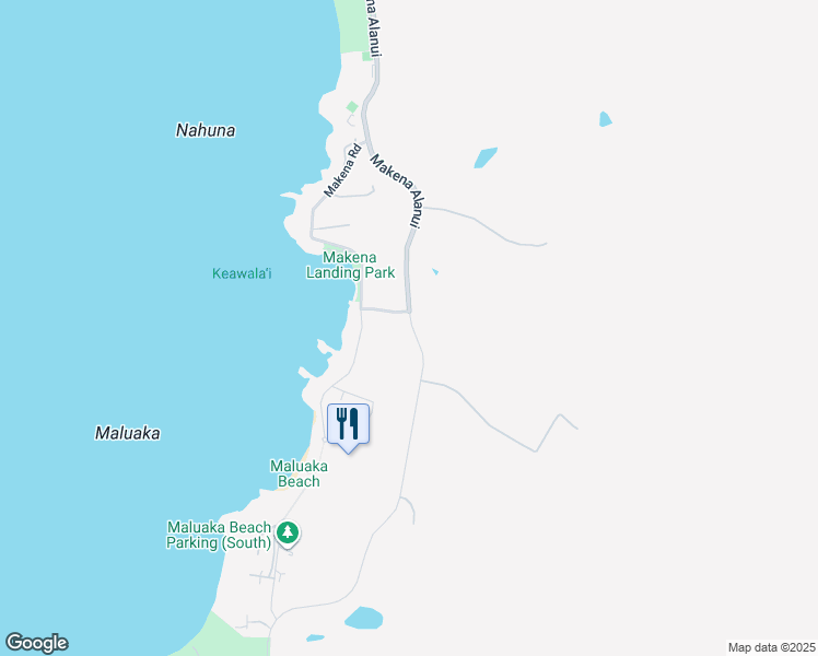 map of restaurants, bars, coffee shops, grocery stores, and more near 5440 Makena Alanui in Kihei
