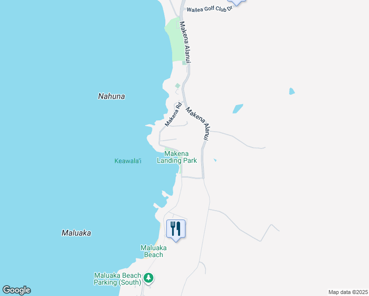 map of restaurants, bars, coffee shops, grocery stores, and more near 5171 Makena Road in Kihei