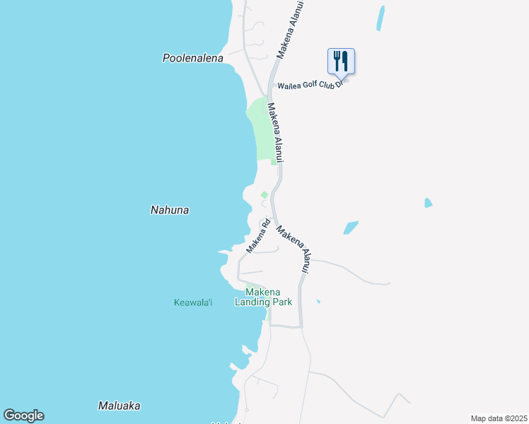 map of restaurants, bars, coffee shops, grocery stores, and more near 4950 Makena Road in Kihei