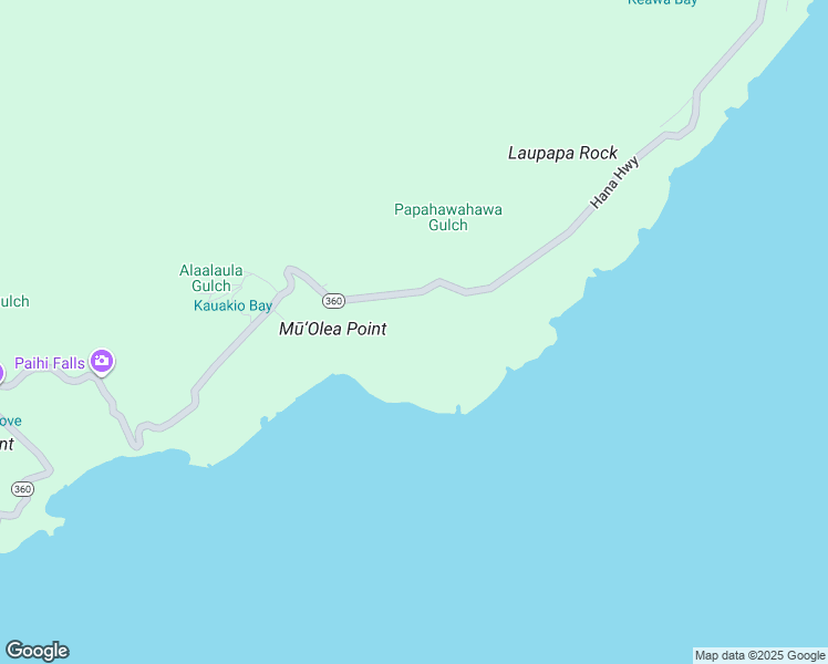 map of restaurants, bars, coffee shops, grocery stores, and more near 46-110 Hana Highway in Hana