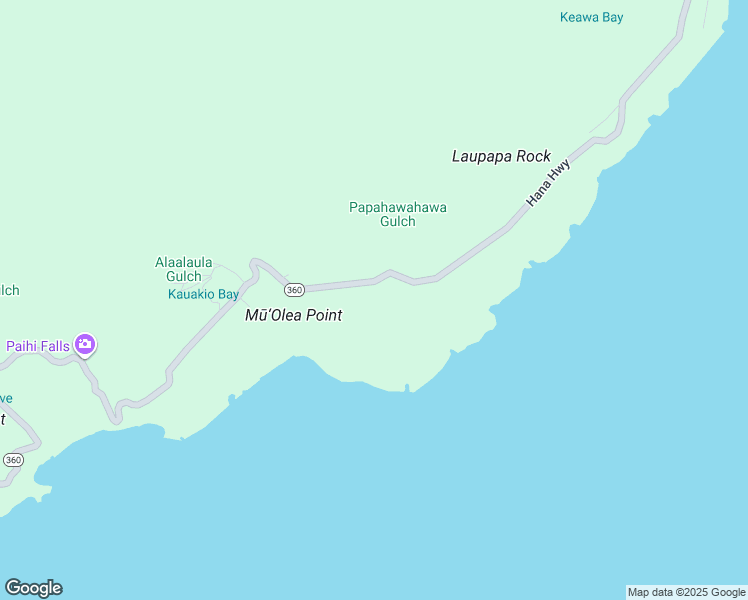map of restaurants, bars, coffee shops, grocery stores, and more near 46-142 Hana Highway in Hana