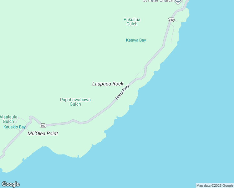 map of restaurants, bars, coffee shops, grocery stores, and more near 46-703 Hana Highway in Hana