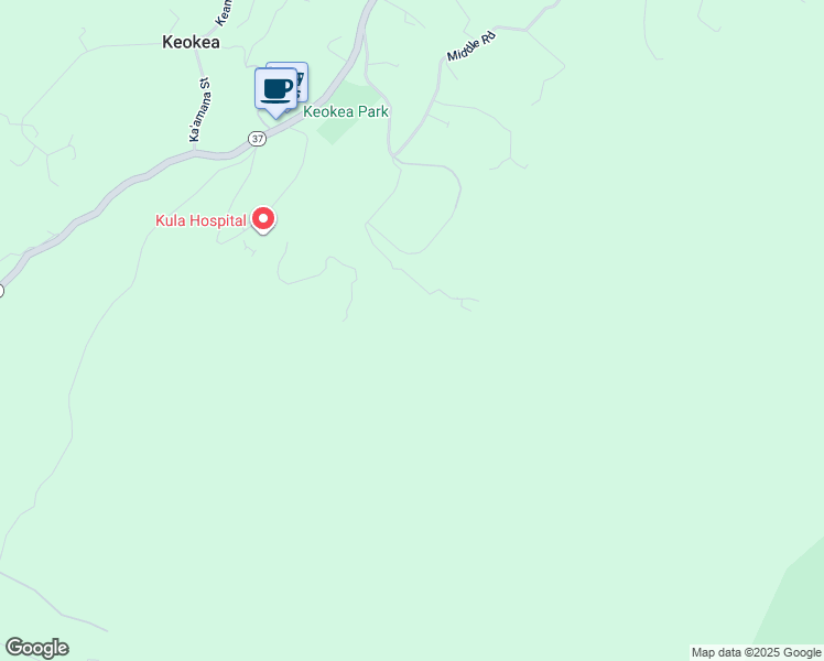map of restaurants, bars, coffee shops, grocery stores, and more near 640 Cross Road in Kula
