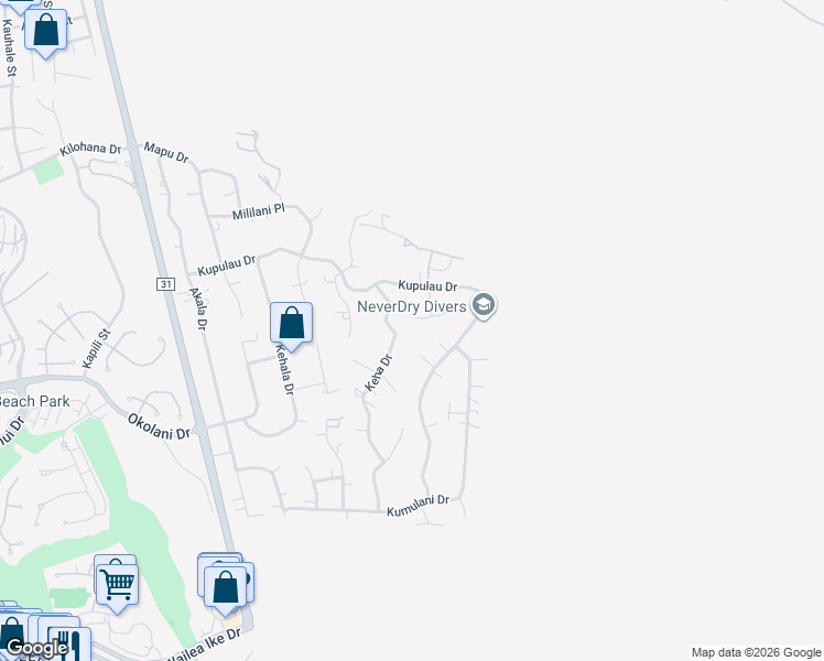 map of restaurants, bars, coffee shops, grocery stores, and more near 744 Lanina Street in Kihei