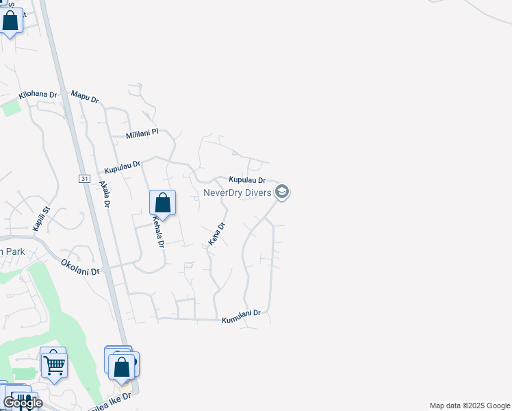map of restaurants, bars, coffee shops, grocery stores, and more near 766 Lanina Street in Kihei