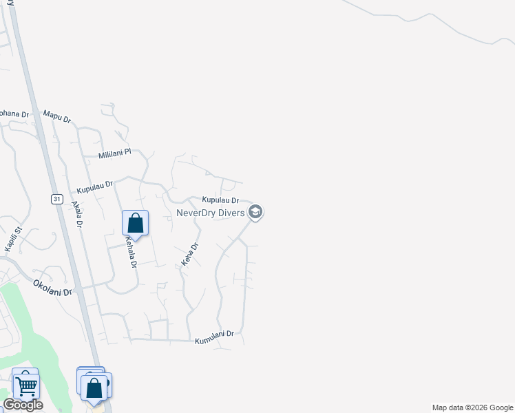 map of restaurants, bars, coffee shops, grocery stores, and more near 855 Kupulau Drive in Kihei