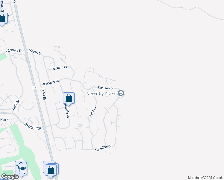 map of restaurants, bars, coffee shops, grocery stores, and more near 808 Kupulau Drive in Kihei