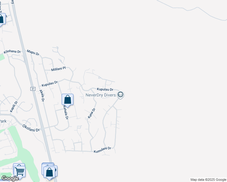 map of restaurants, bars, coffee shops, grocery stores, and more near 820 Kupulau Drive in Kihei
