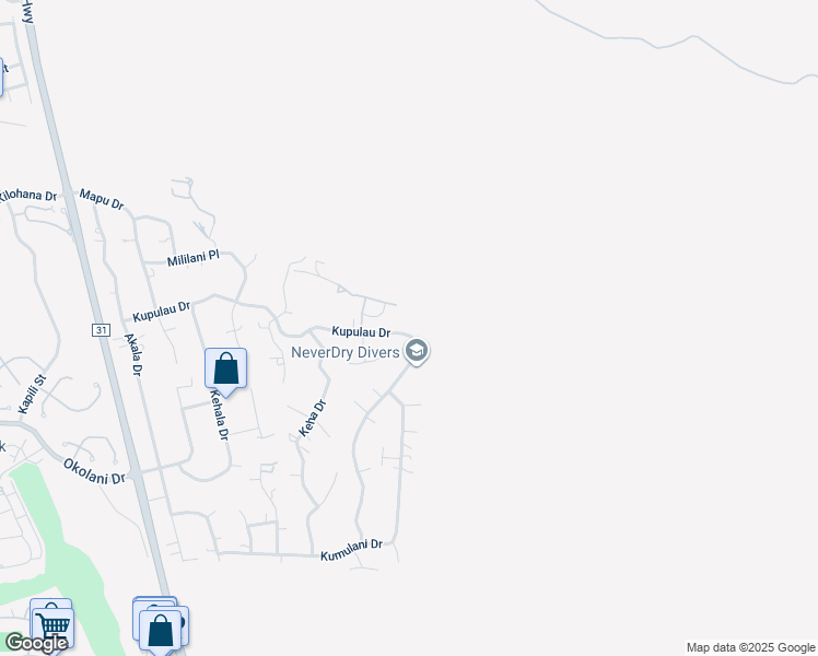 map of restaurants, bars, coffee shops, grocery stores, and more near 841 Kupulau Drive in Kihei